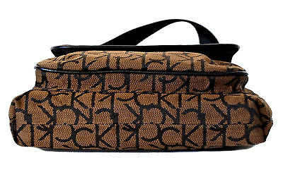 Calvin Klein Hudson Monogram Logo Crossbody Bag in Brown