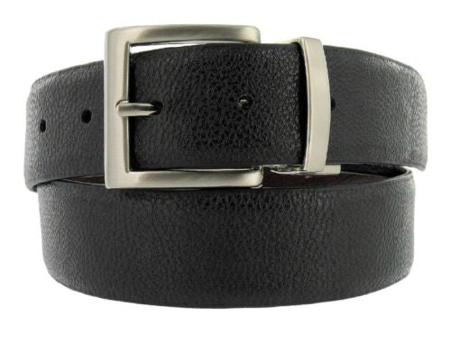 Michael Kors Twist Reversible 28536 Pebbled Faux Leather Mens Dress Belt 75 BBR