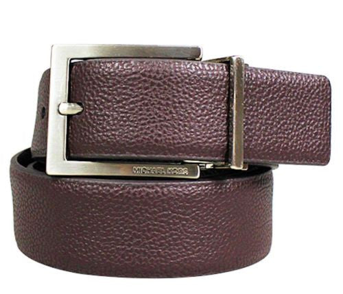 Michael Kors Twist Reversible 28616 Pebbled Faux Leather Mens Dress Belt 36 & 38