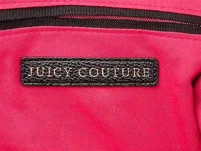 Juicy Couture Mar Vista Sparkle Tweed Mini Steffy CrossBody Bowler Bag Black NWT